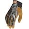 Lift Safety HANDLER Glove CamoBrown Dual Layer Fused Silicone PalmFingers GHR-17CFBR1L - alternate 1